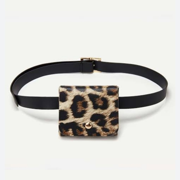 SHEIN Handbags - Mini leopard belt bag